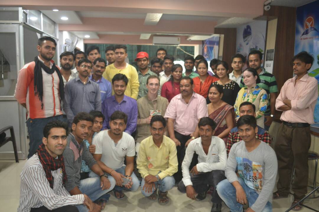Glimpse of Guest lecture on Leadership skills by Mr Andrew Street from USA, at Our PMKVY Allahabad Centre, Our trainees have wonderful exposure & Learning experiences