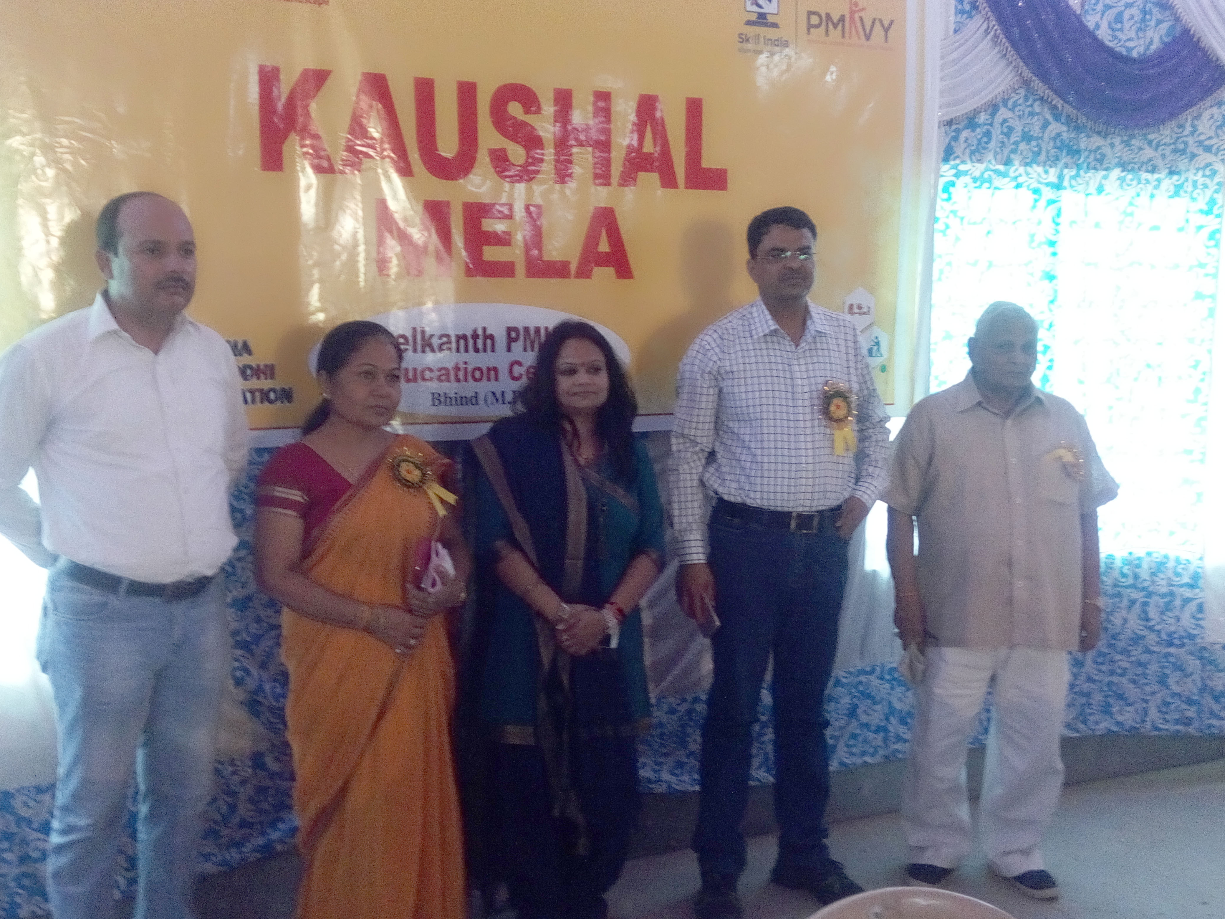 Kaushal Mela and Bhind, MP & Ajmer Rajasthan of SUNAINA SAMRIDDHI FOUNDATION centre under pmkvy, nsdc, skill india,