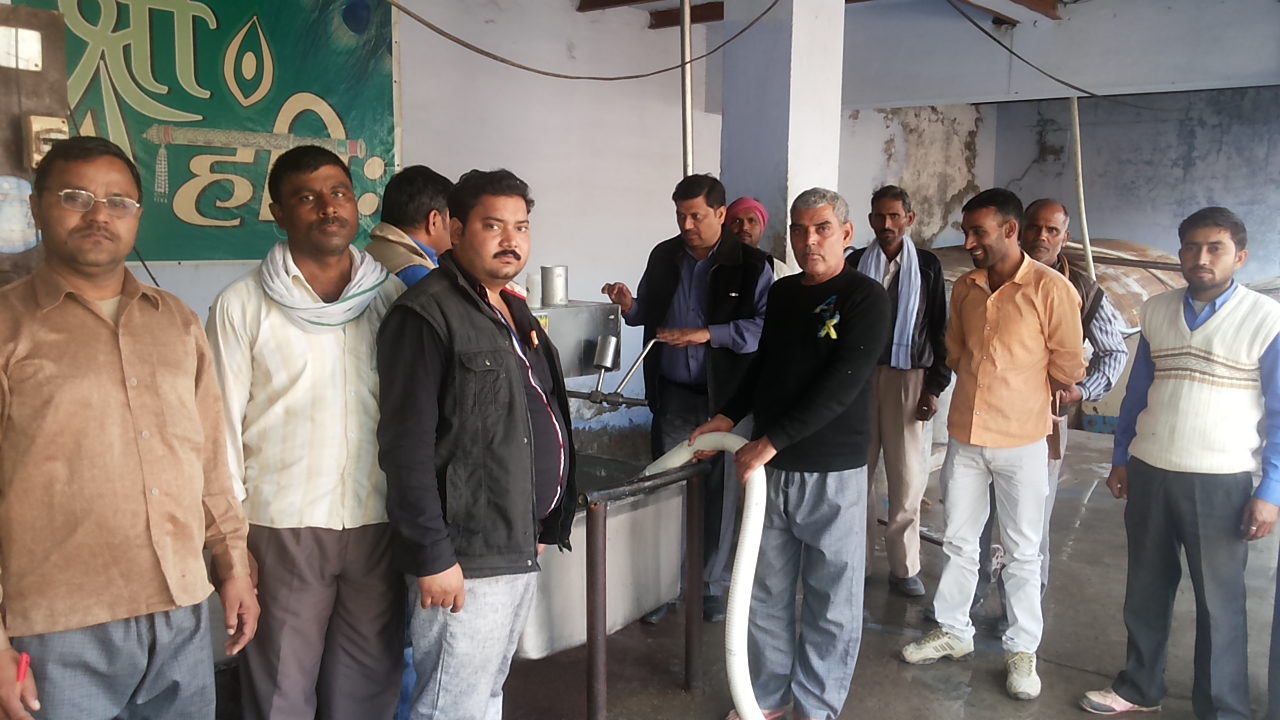 glimpses of ongoing training at Mathura, Butter & Ghee